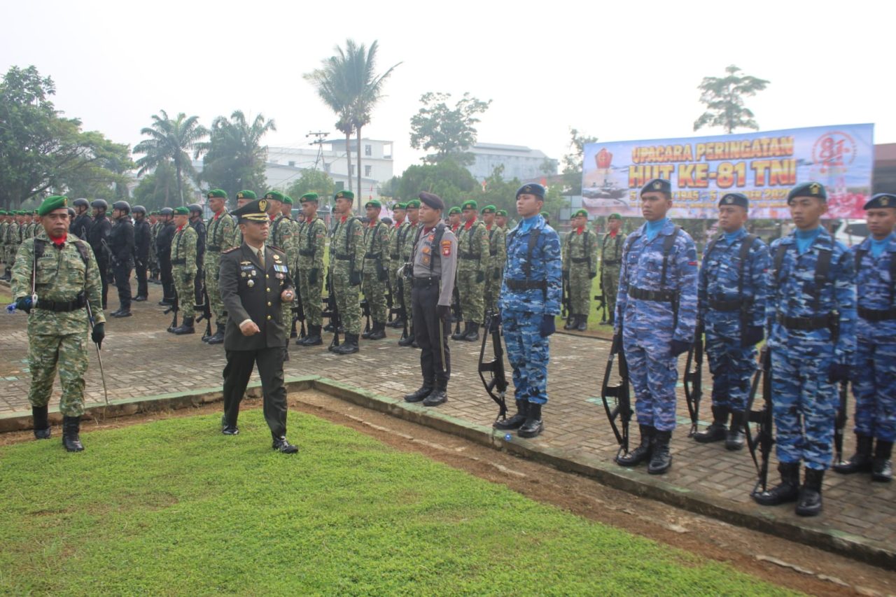 Semangat HUT ke-81 TNI, Polres Singkawang Perkuat Sinergi dan Kebersamaan