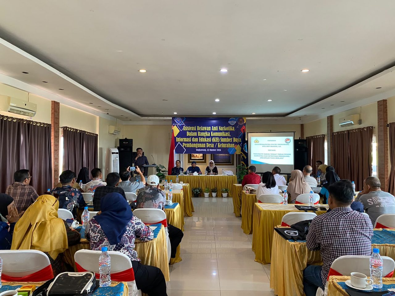 Polres Singkawang Perkuat Peran Masyarakat Mewujudkan Kelurahan Bersinar, Bersama Cegah Narkoba