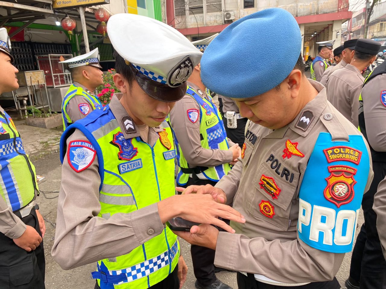 Sipropam Polres Singkawang Gelar Gaktiblin, untuk Tingkatkan Disiplin dan Profesionalisme