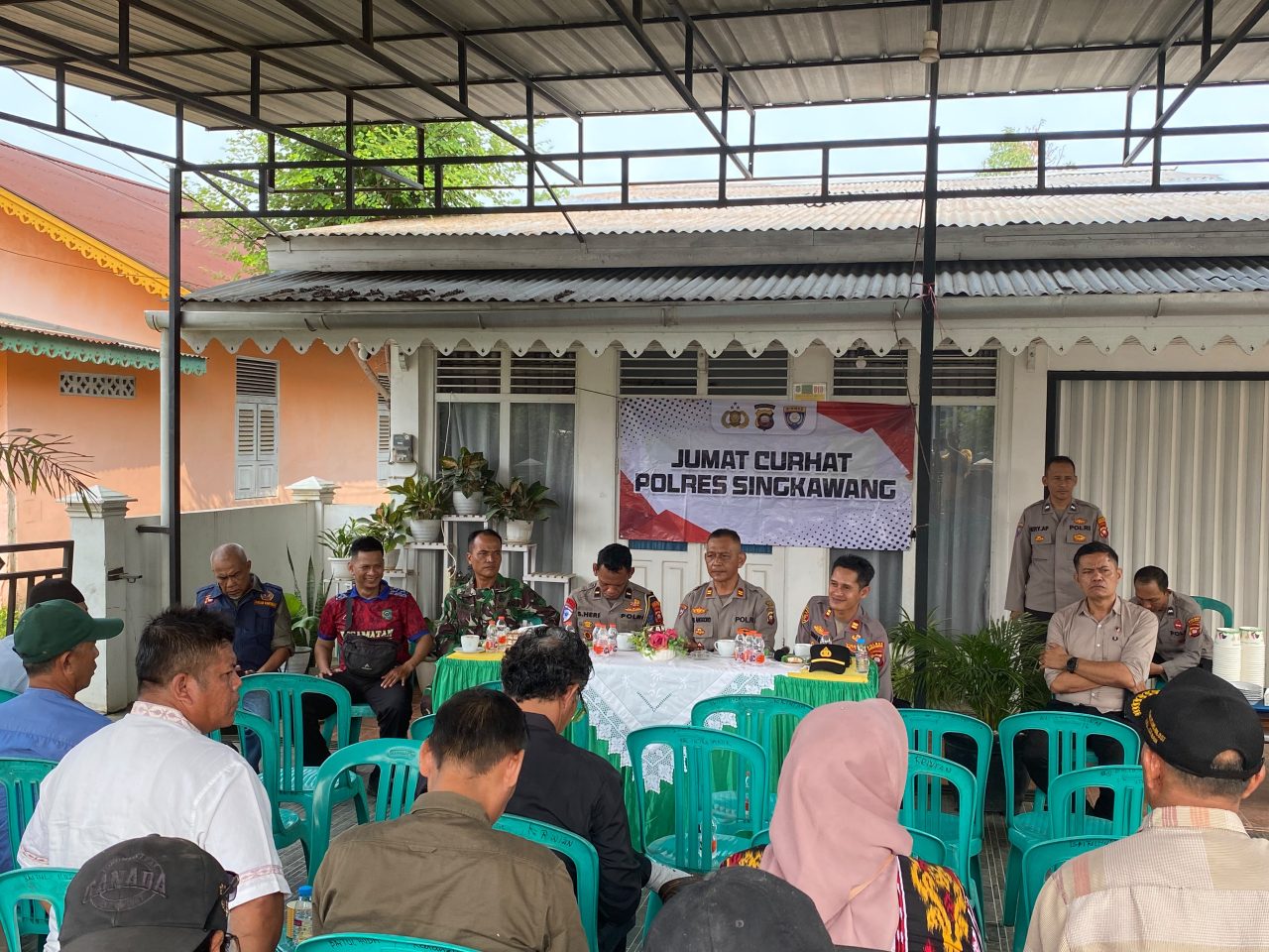 Jumat Curhat Polres Singkawang, Pererat Silaturahmi dan Serap Aspirasi Masyarakat Singkawang Selatan