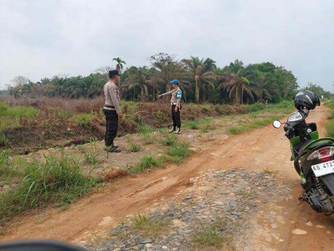 Titik Api telah Padam,Personil laksanakan Patroli dan Pemantauan