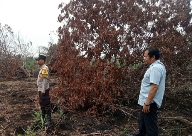 Tak temukan titik Api,Polsek Singkawang Utara terus sisir Kawasan Rawan Karhutla