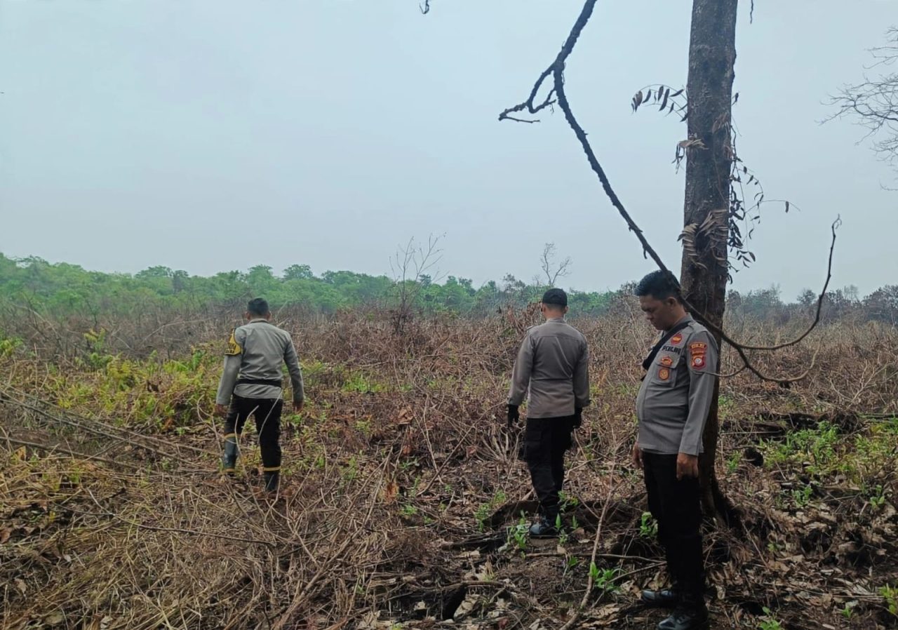 Polres Singkawang Pantau Lahan Rawan Karhutla, Pastikan Lingkungan Tetap Aman