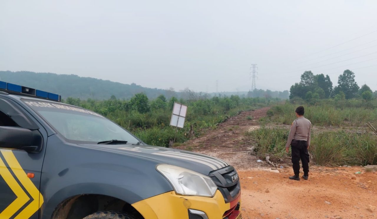 Polsek Singkawang Selatan Intensif Pantau Lahan Rawan Karhutla, Pastikan Wilayah Tetap Aman